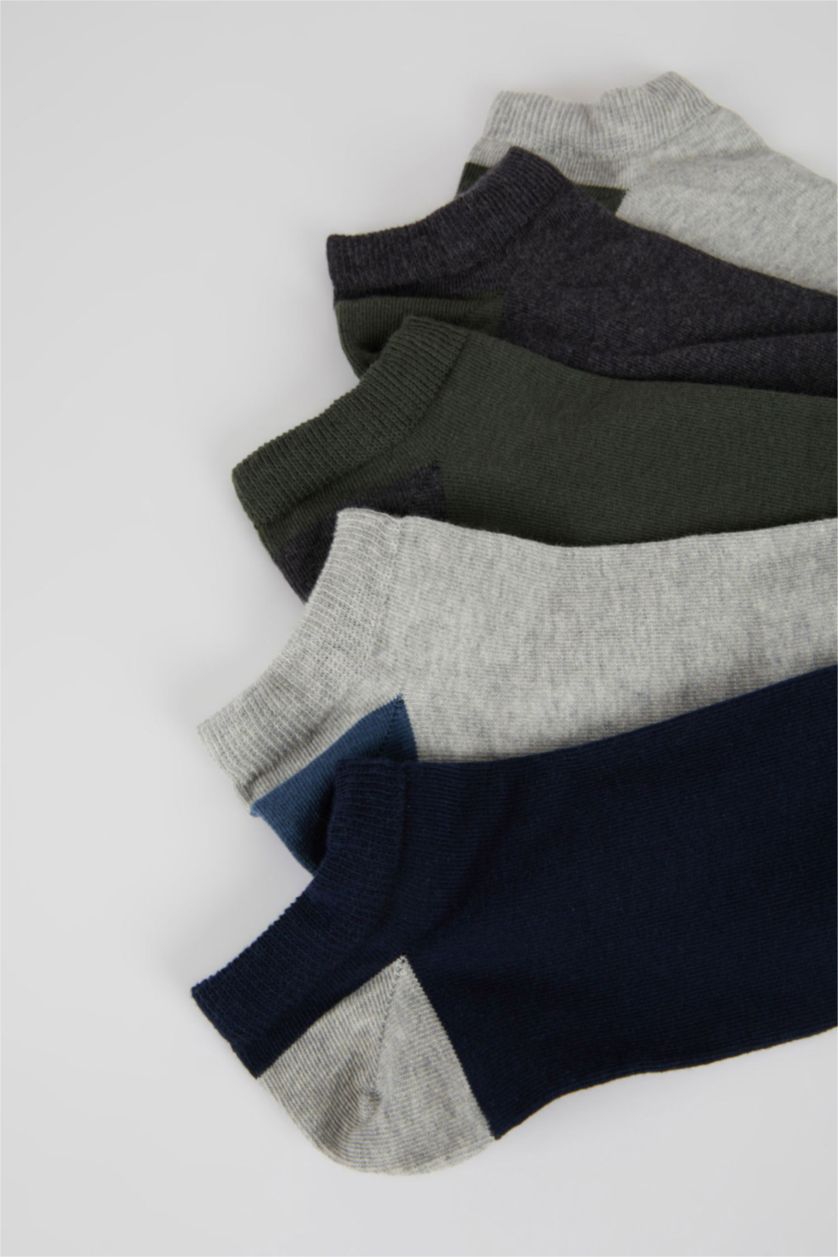 MAN MIXED 5 Piece Cotton Short Socks