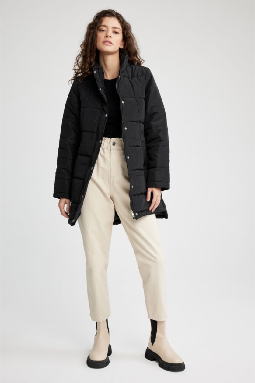 Жіночий Чорний Парка стандартного крою для жінок