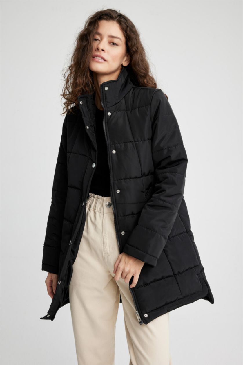 Жіночий Чорний Парка стандартного крою для жінок