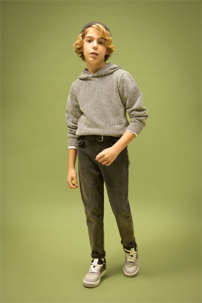 Young Boys - Teen Boys Anthracite Boy Carrot Fit Jeans
