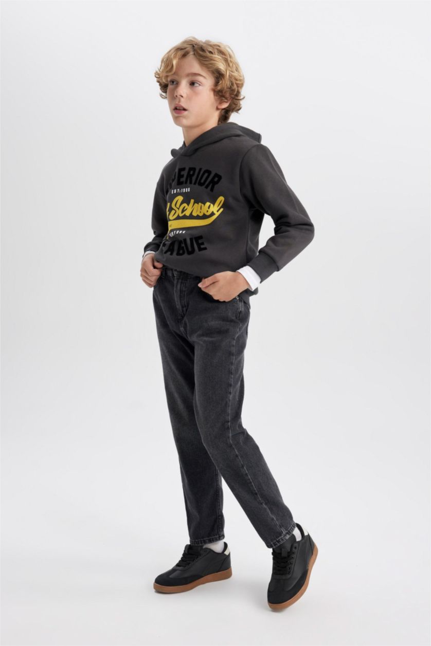 Young Boys - Teen Boys Anthracite Boy Carrot Fit Jeans