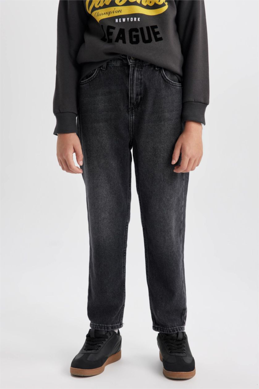 Young Boys - Teen Boys Anthracite Boy Carrot Fit Jeans