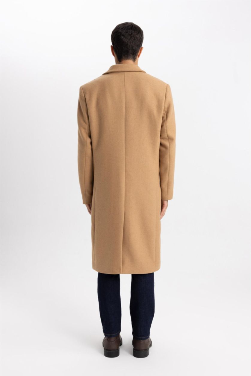 رجالي كامل بالطو جوخ سليم فيت مبطن