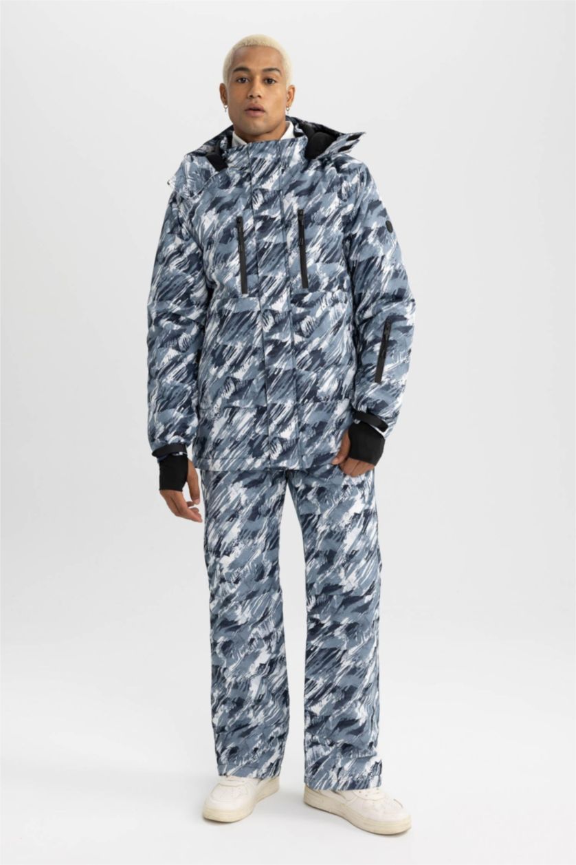 Erkek Siyah Standart Fit Kayak Kıyafeti Sporcu Jogger Alt