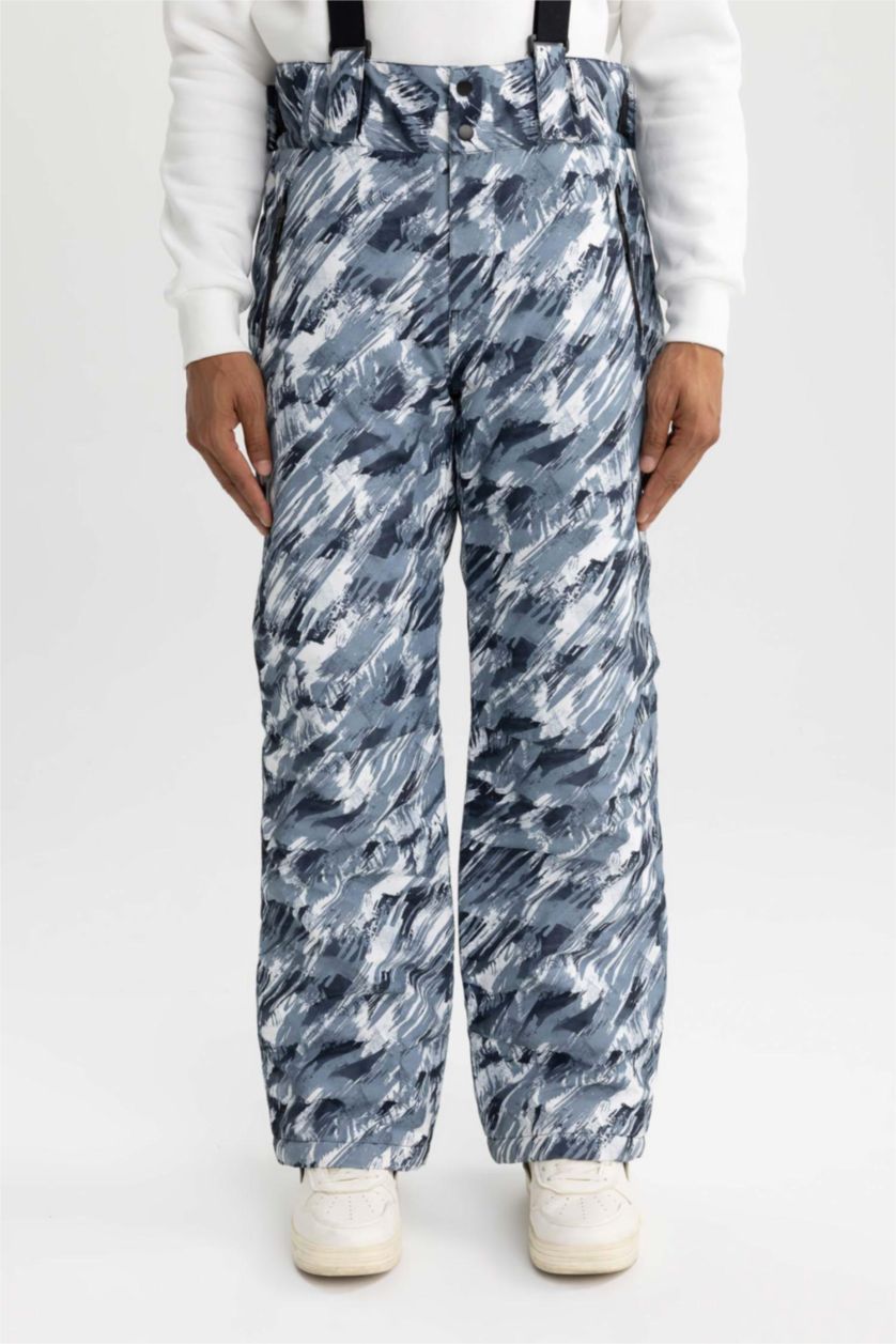 Erkek Siyah Standart Fit Kayak Kıyafeti Sporcu Jogger Alt