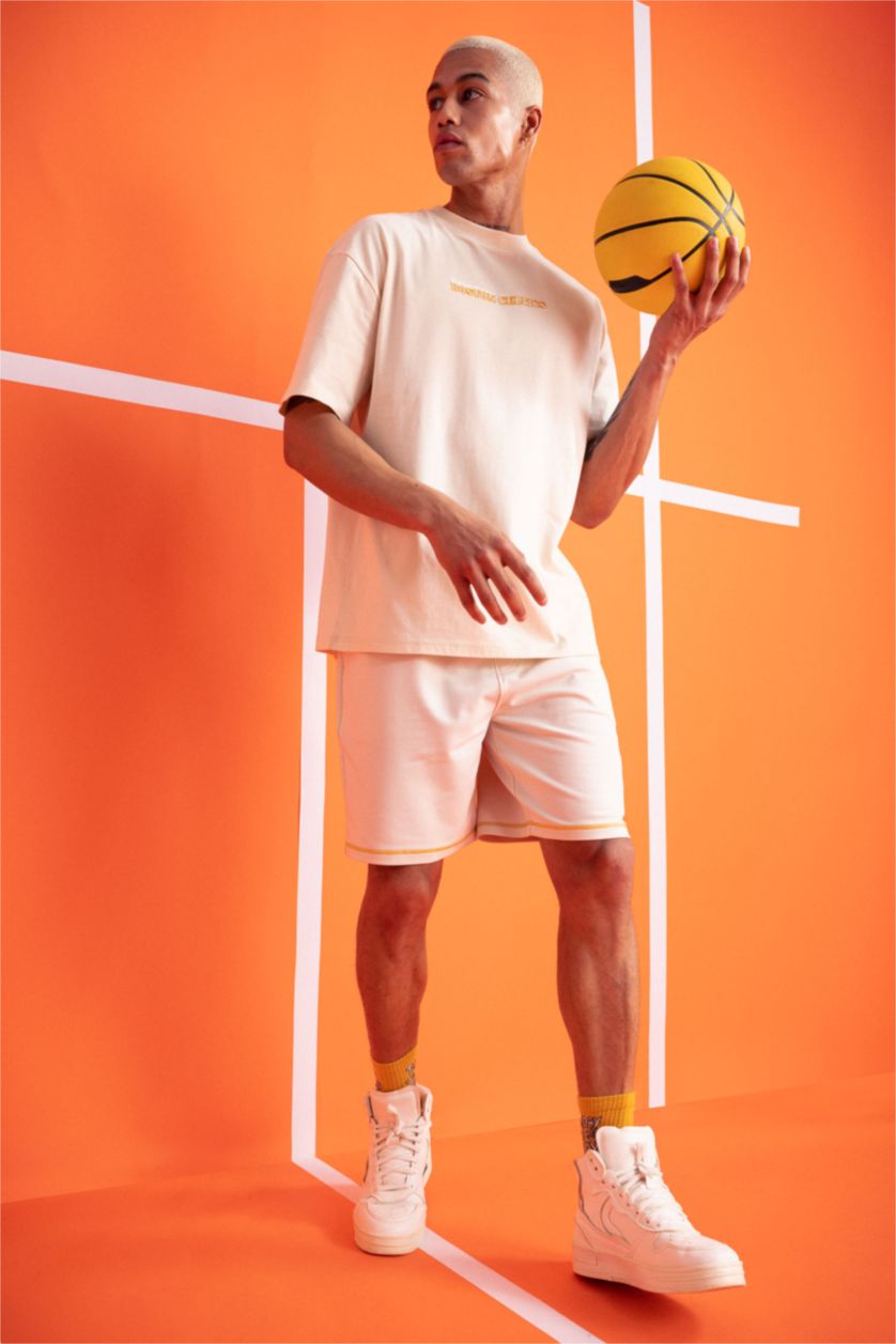 MAN Stone Regular Fit Short Leg Shorts