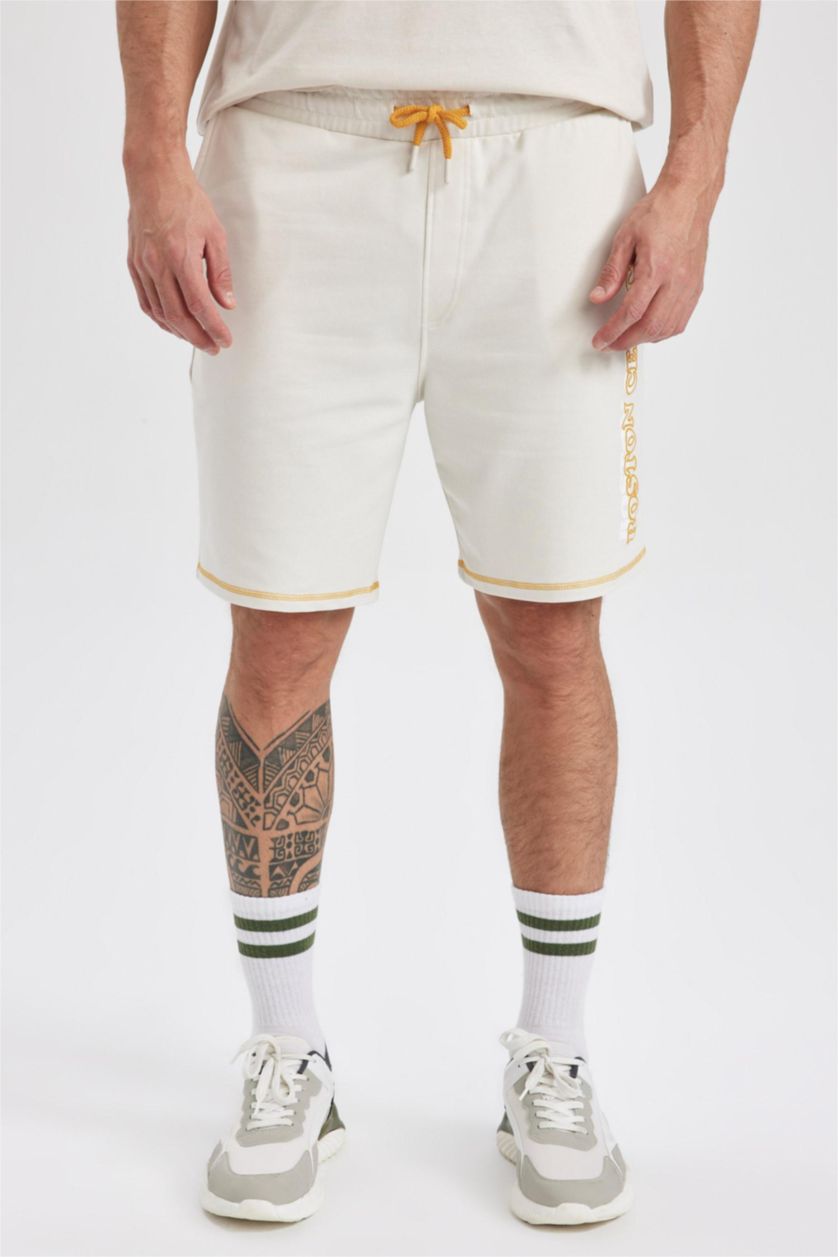 MAN Stone Regular Fit Short Leg Shorts