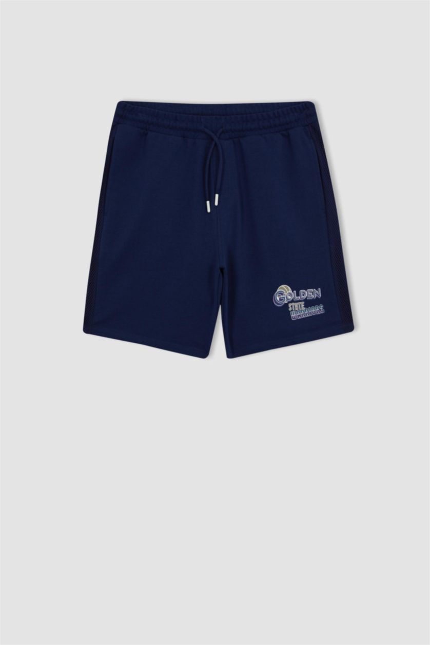 رجالي كحلي شورت سليم فيت بجيب