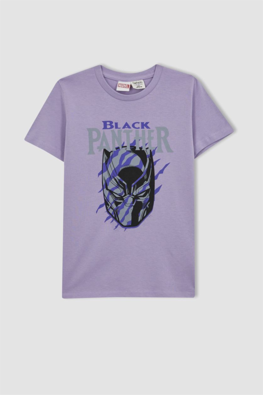 BOYS & TEENS Lilac Boy Marvel Short Sleeve Pajamas Set