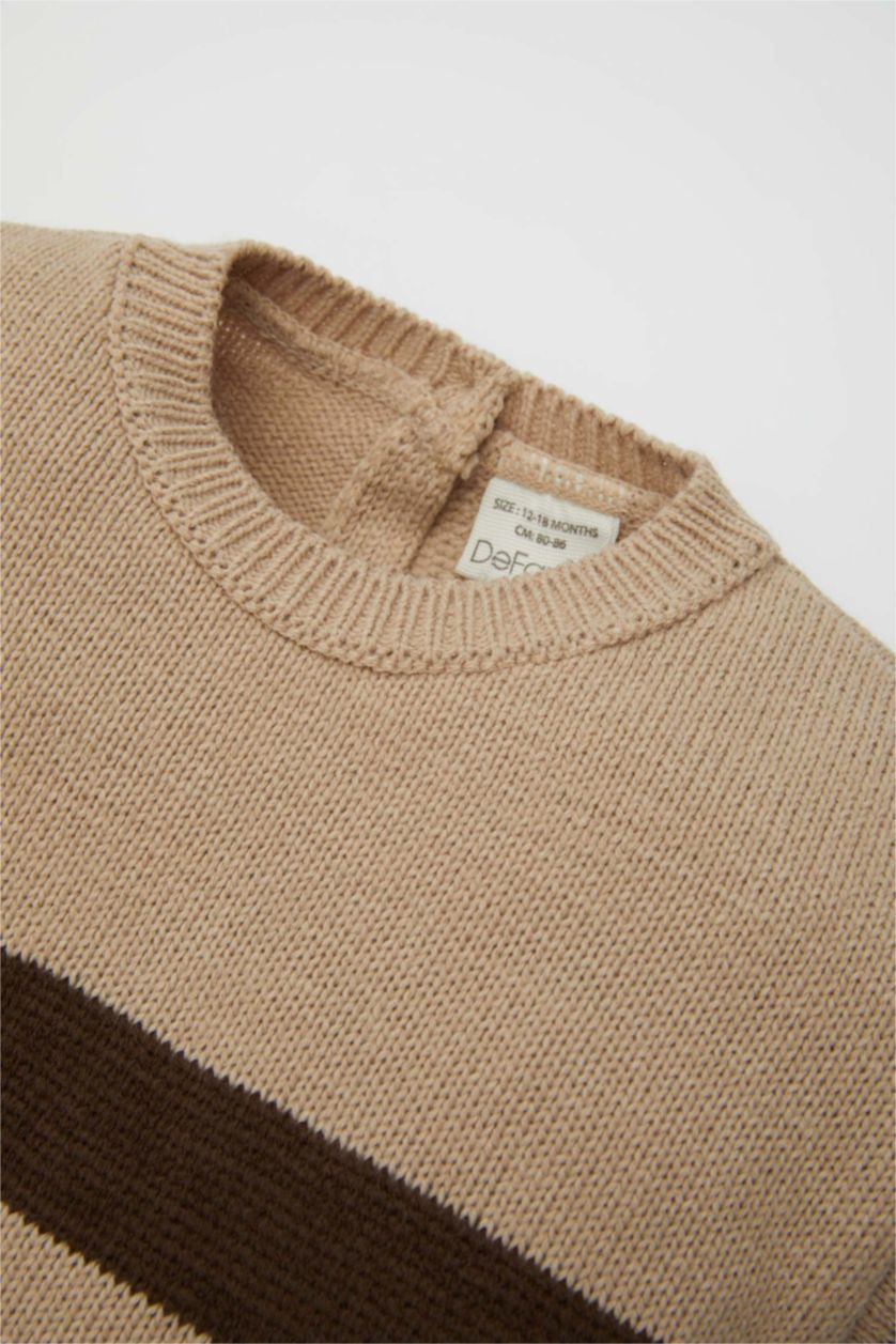 BÉBÉ GARÇON Beige Ensemble Rayé Pour BéBé Garçon - 2 Pièces