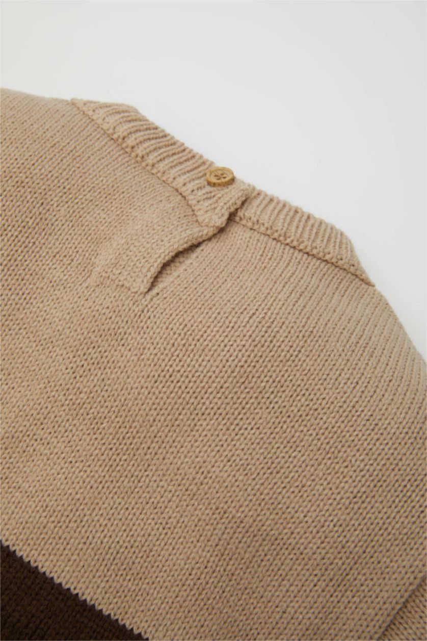 BÉBÉ GARÇON Beige Ensemble Rayé Pour BéBé Garçon - 2 Pièces