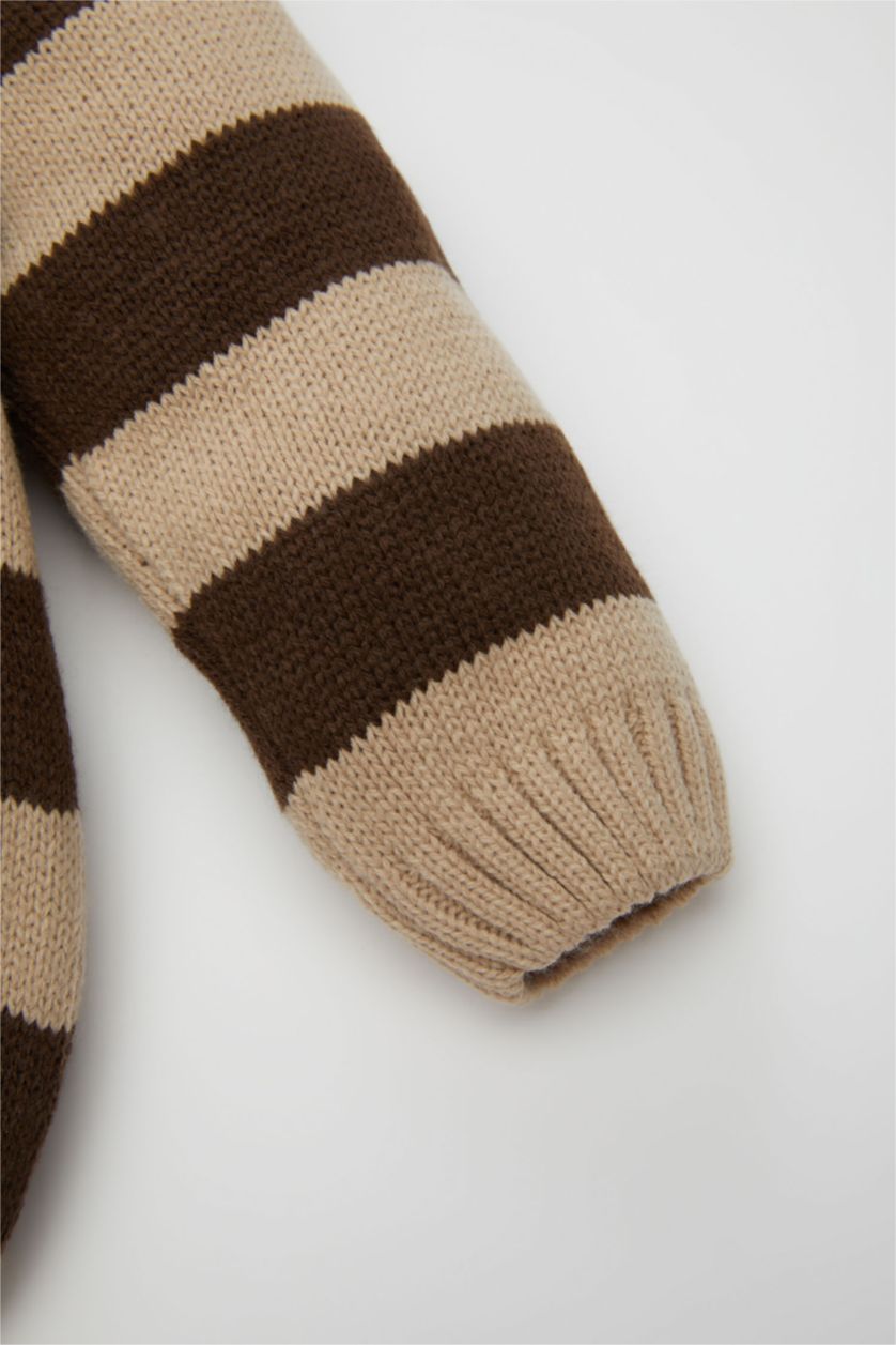 BÉBÉ GARÇON Beige Ensemble Rayé Pour BéBé Garçon - 2 Pièces