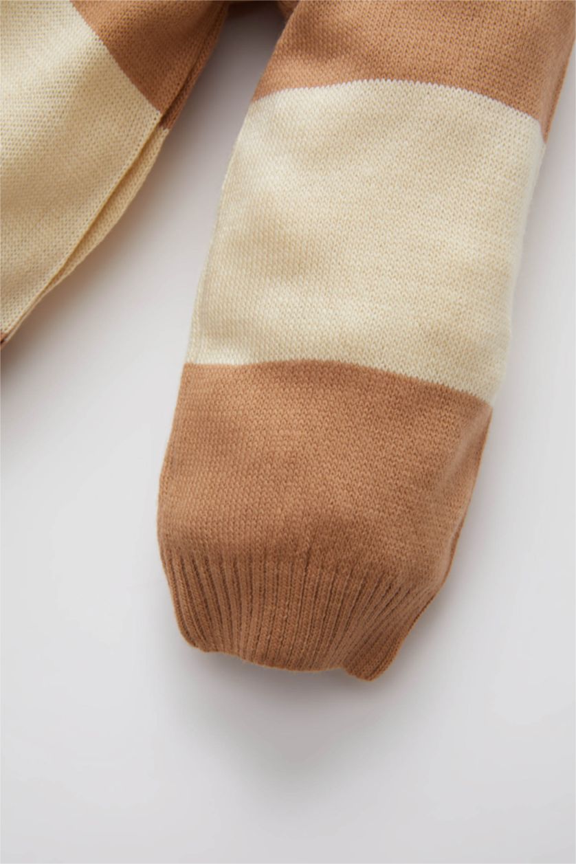 BÉBÉ GARÇON Beige Pull-Over Coupe Régulière Pour BéBé Garçon