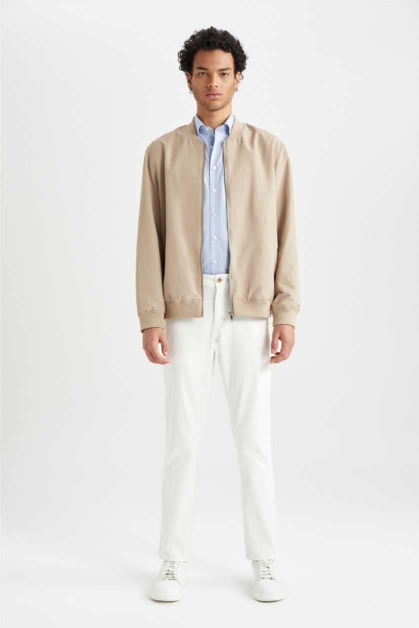 Man Vison Slim Fit Bomber Jacket