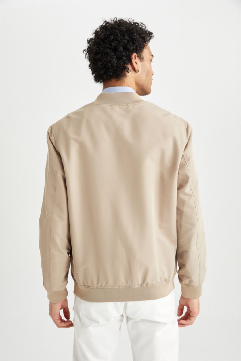 Man Vison Slim Fit Bomber Jacket
