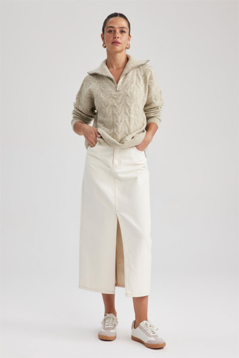 Kadın Taş Oversıze Kazak