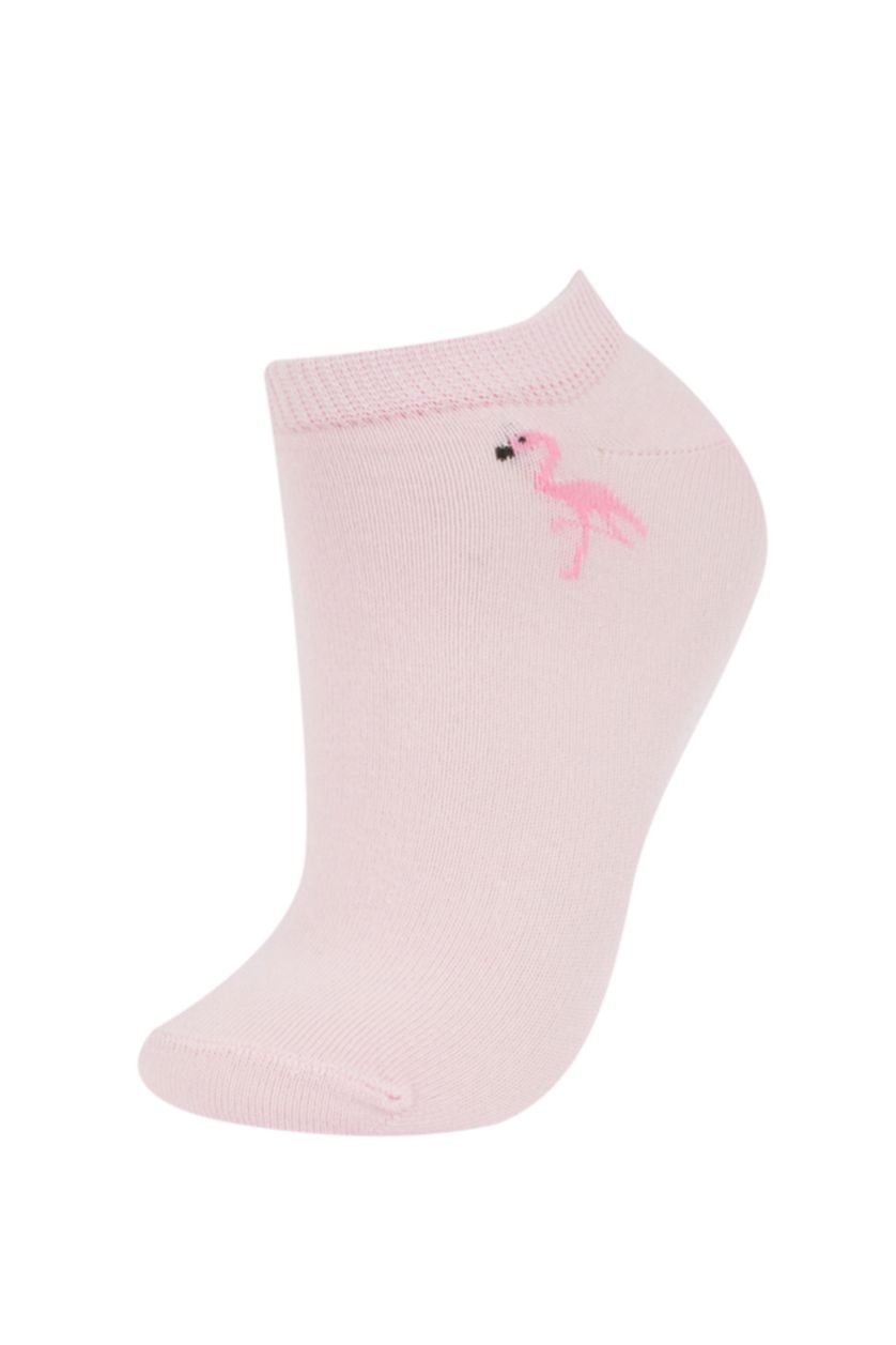 GIRLS & TEENS Pink Girl 5 Piece Short Socks