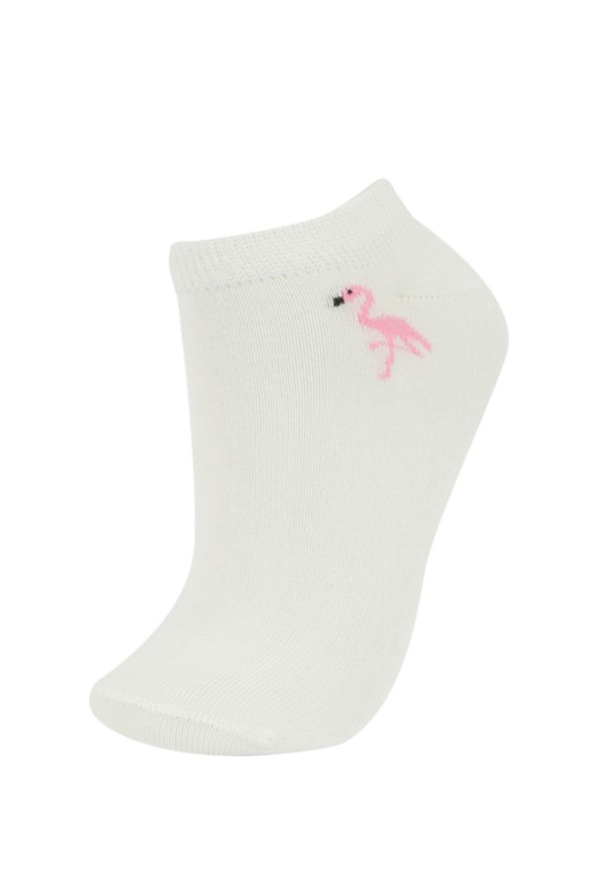 GIRLS & TEENS Pink Girl 5 Piece Short Socks