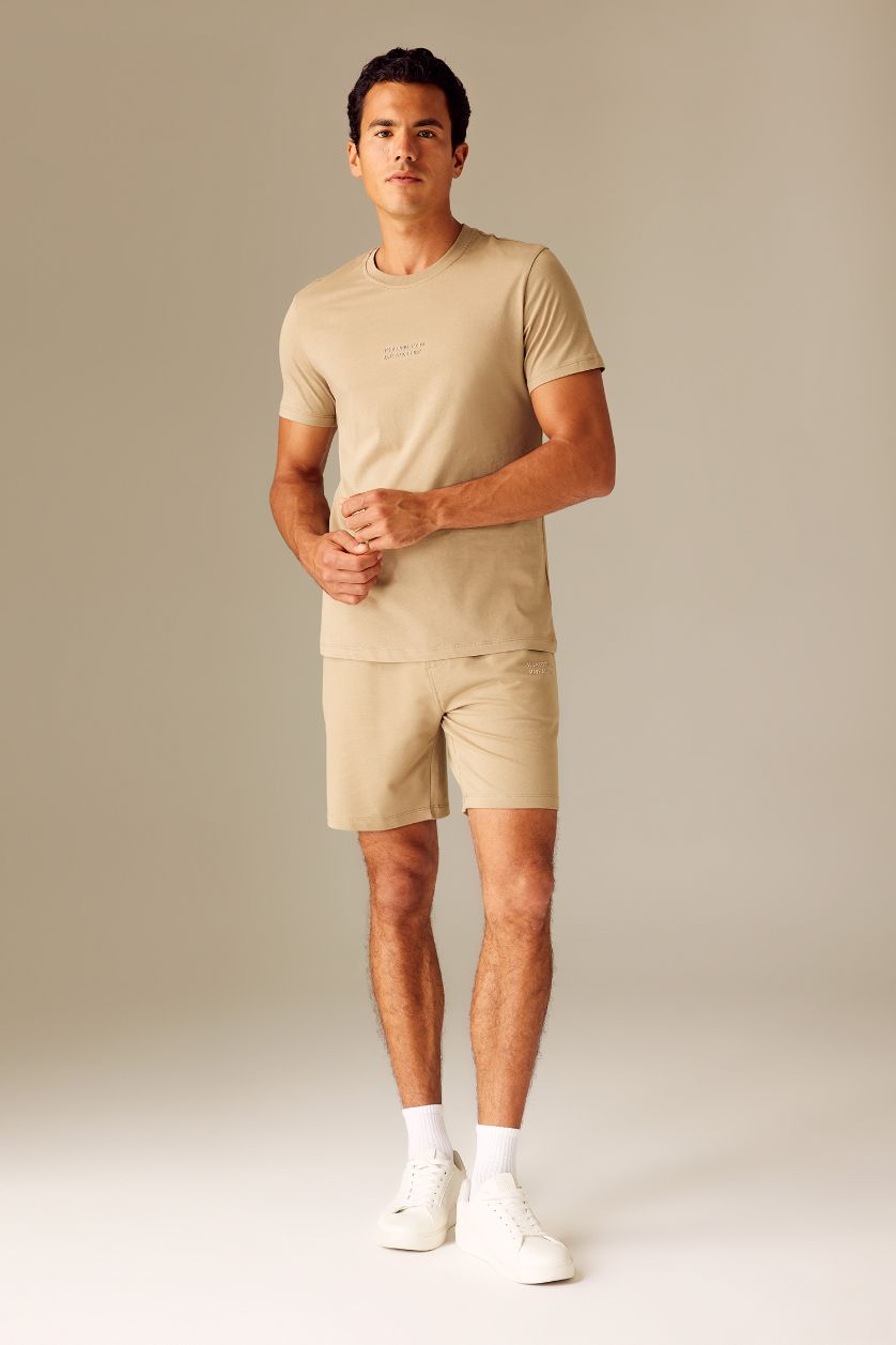 MAN Dark Beige Slim Fit Thin Fabric Super Skinny Short
