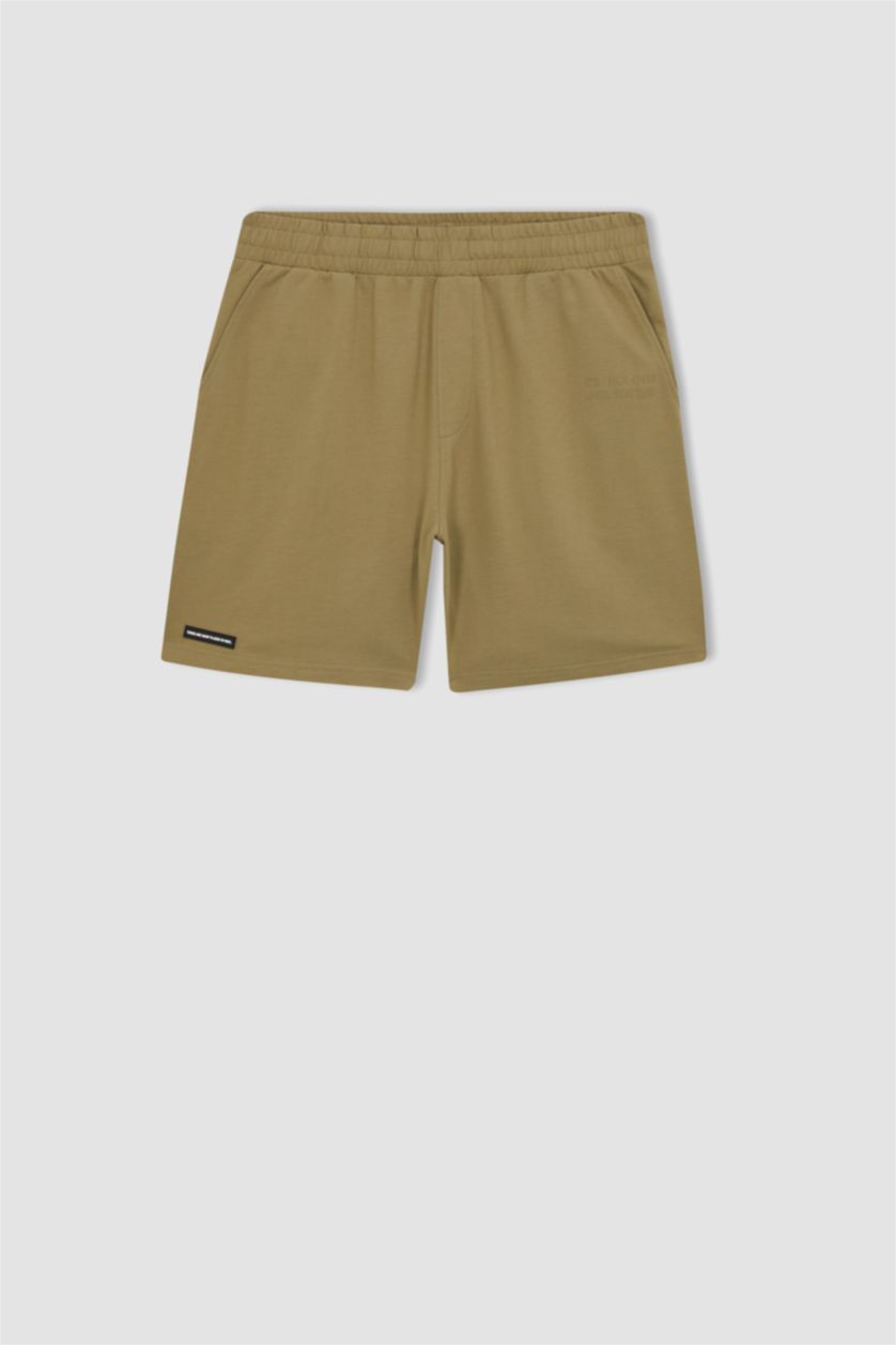 MAN Dark Beige Slim Fit Thin Fabric Super Skinny Short