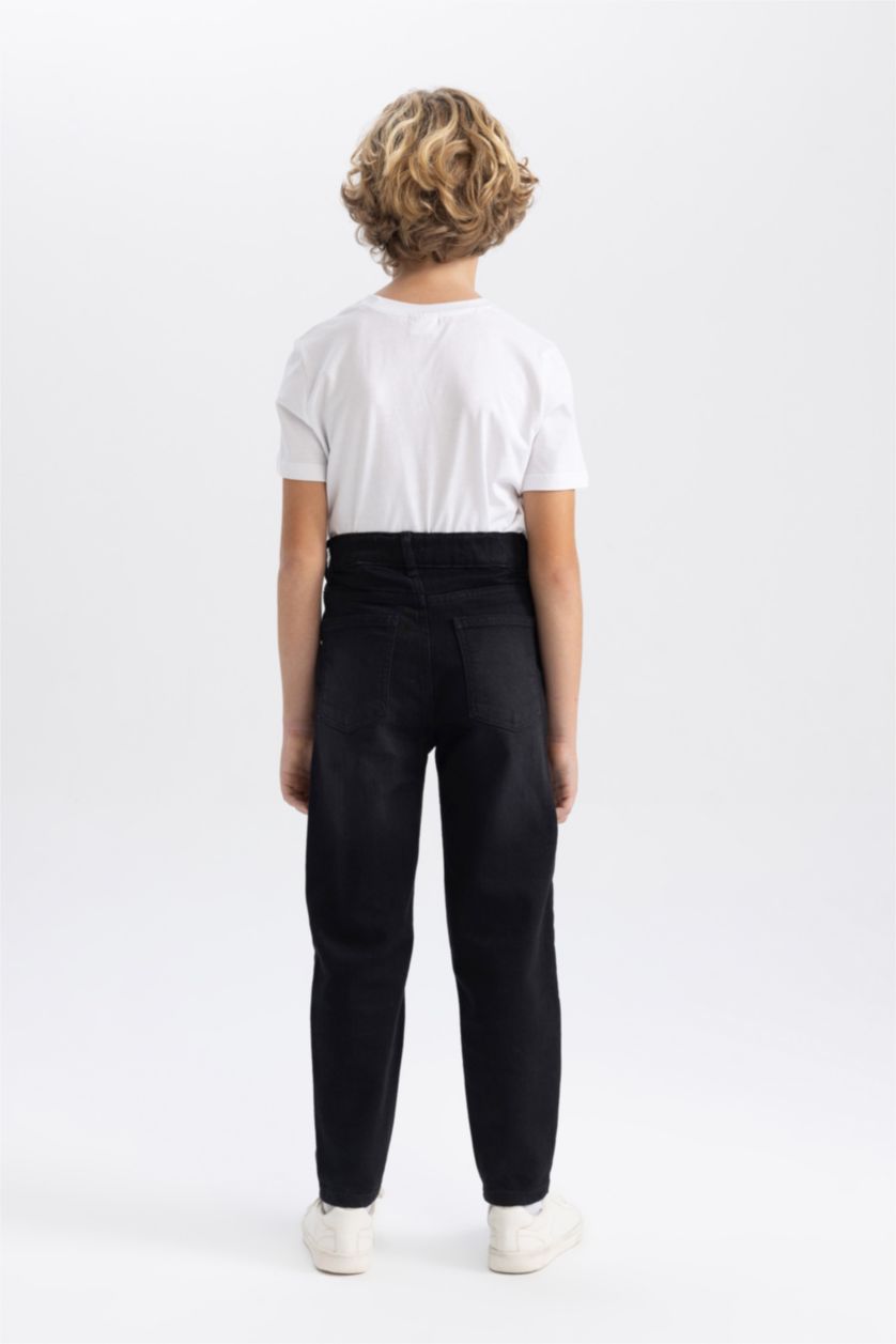 BOYS & TEENS Black Boy Balloon Fit Jeans