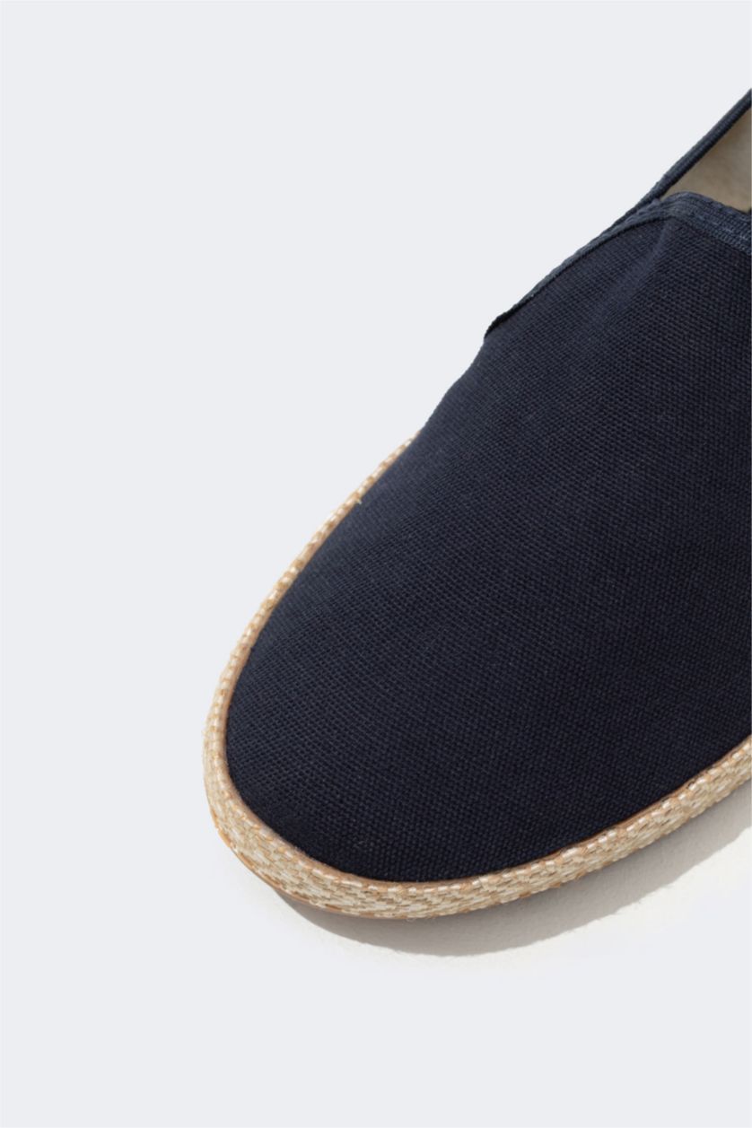 رجالي كحلي حذاء اسبادريل رجالي بكعب مسطح