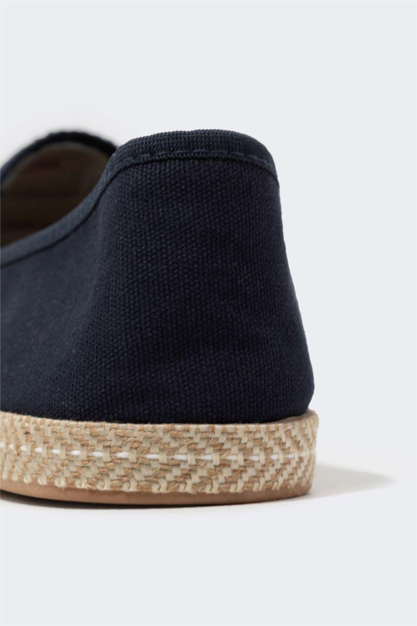 رجالي كحلي حذاء اسبادريل رجالي بكعب مسطح