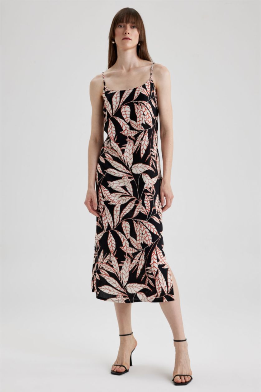 حريمي أسود Midi Dress