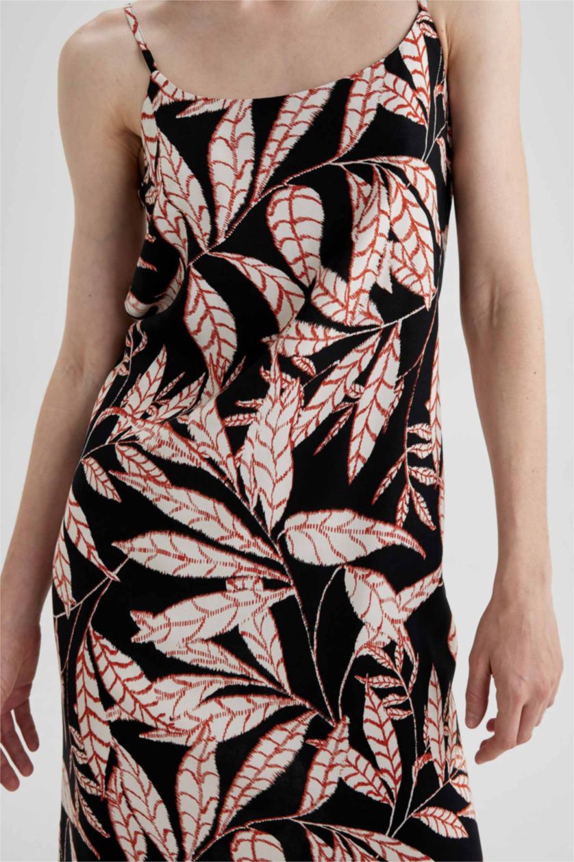 حريمي أسود Midi Dress