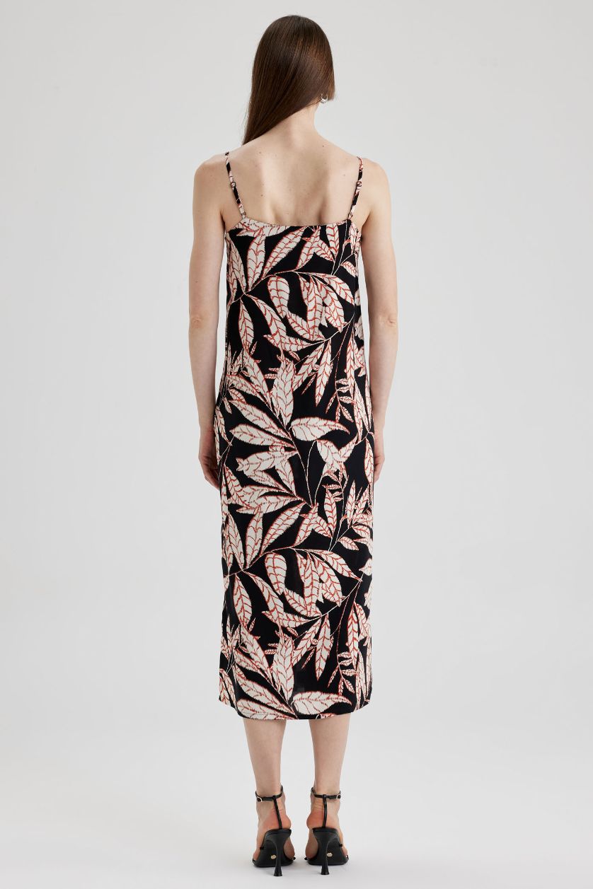 حريمي أسود Midi Dress