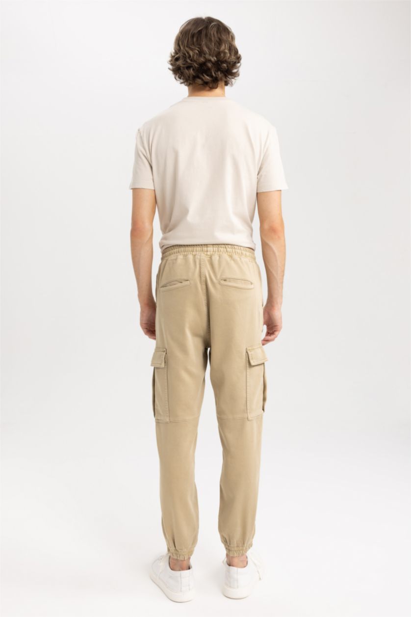 رجال بيج بنطلون كارجو قصة عادية بجيب