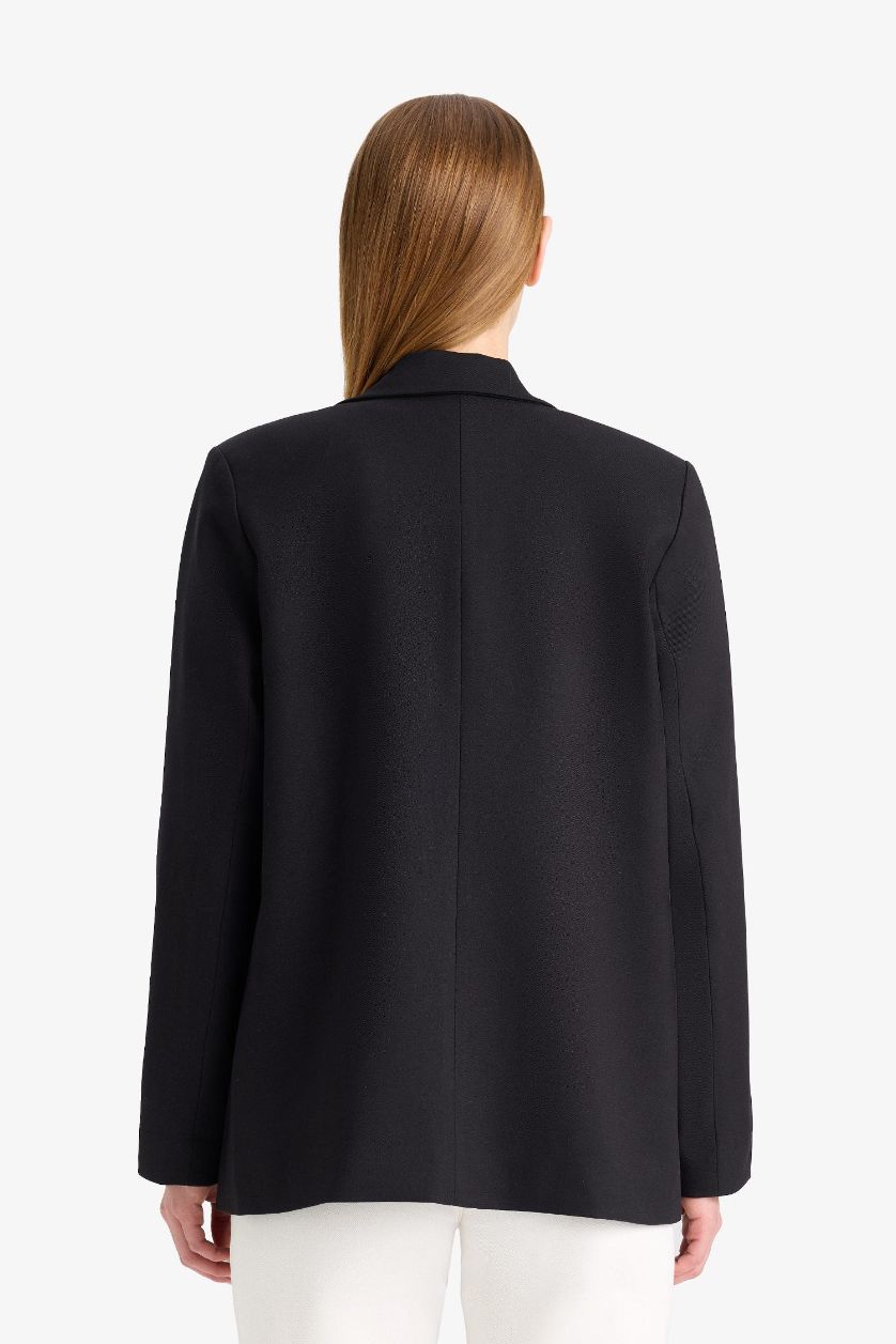 Әйелдерге қара Әйелдерге қалыпты пішім Блэйзер