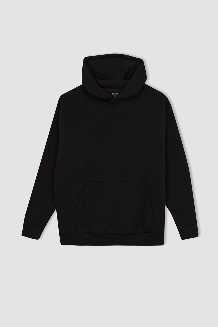 رجال أسود Oversize Fit Sweatshirt