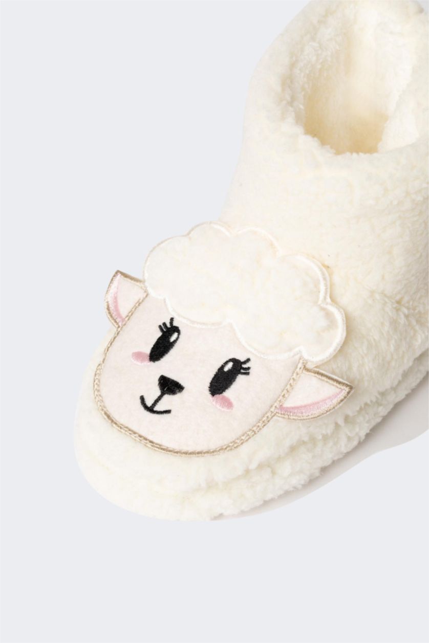 GIRLS & TEENS White Girl Flat Sole Home Boots