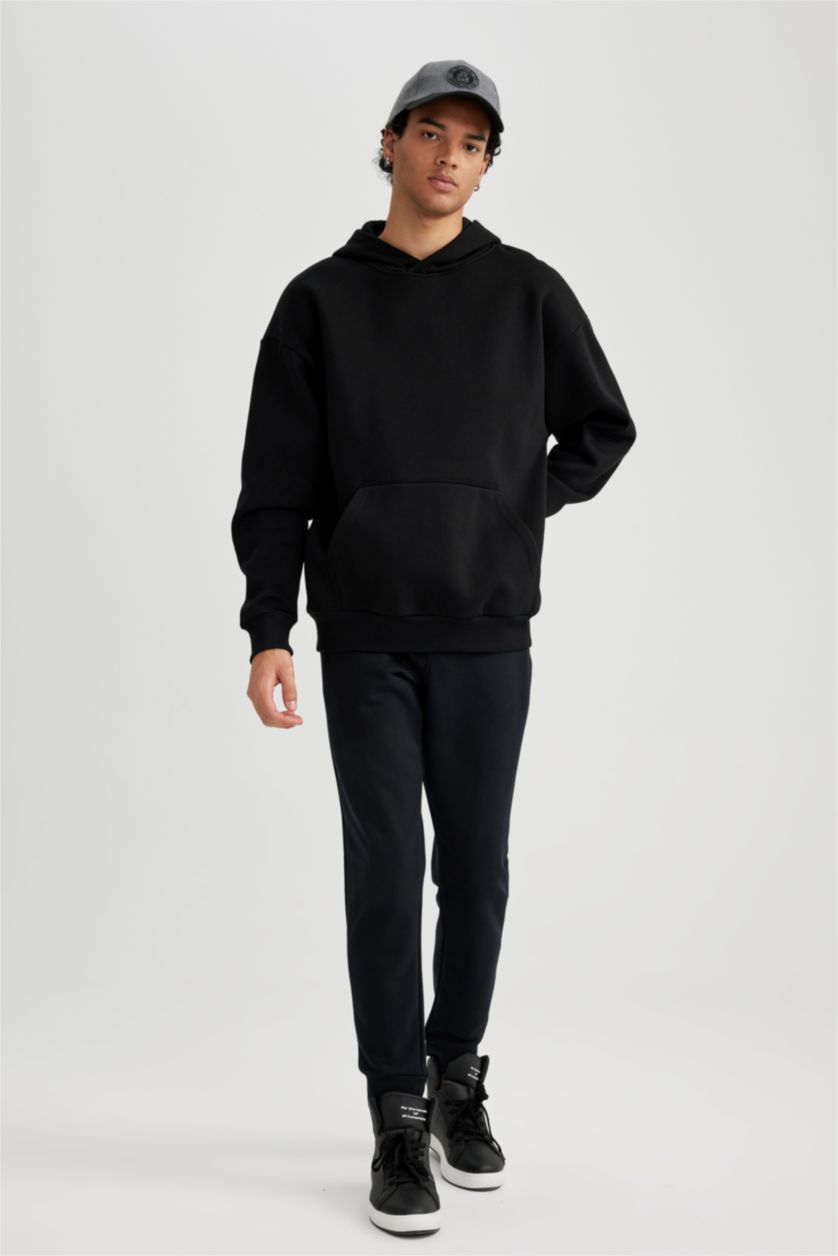 MAN Black Slim Fit Trousers