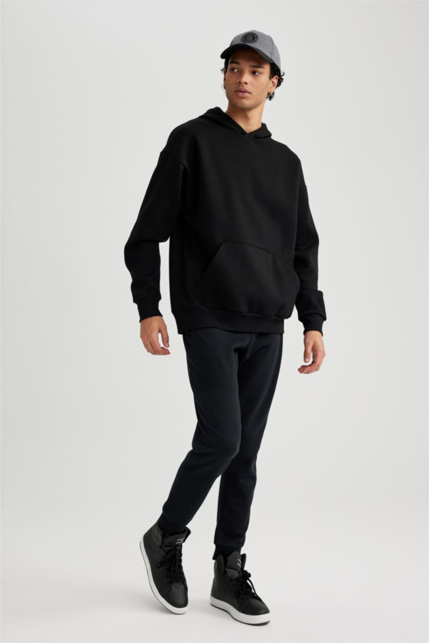 MAN Black Slim Fit Trousers