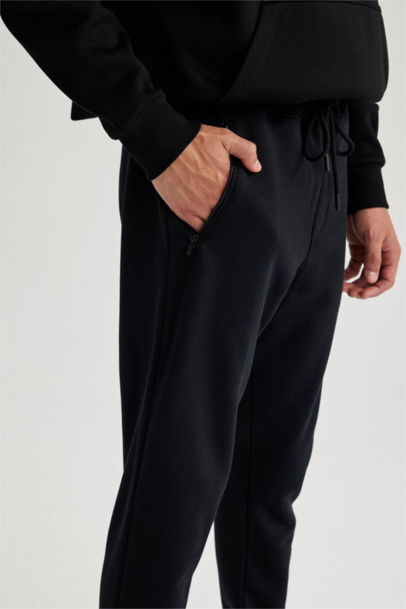 MAN Black Slim Fit Trousers