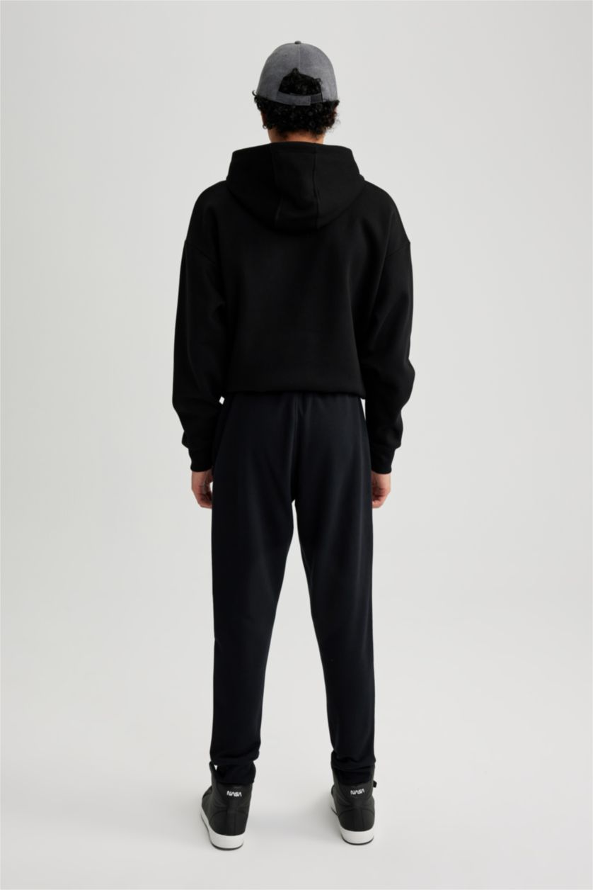 MAN Black Slim Fit Trousers