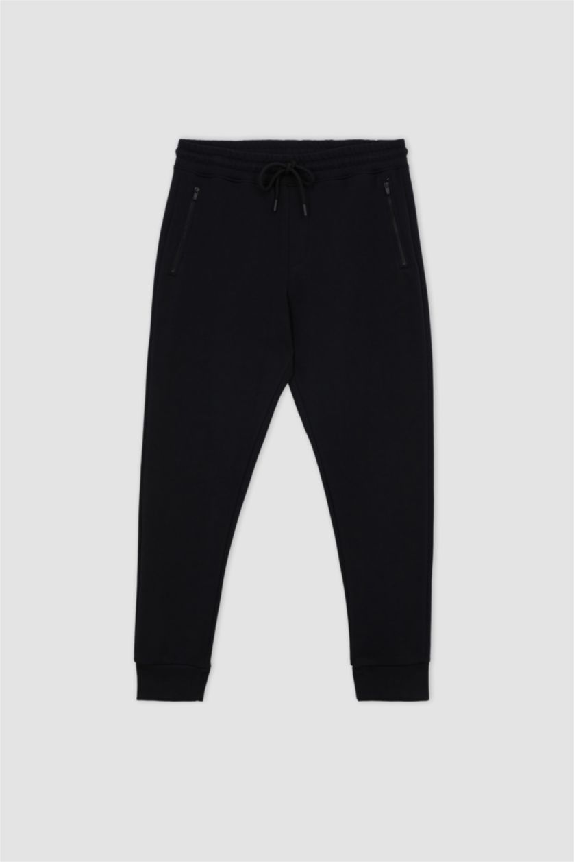 MAN Black Slim Fit Trousers
