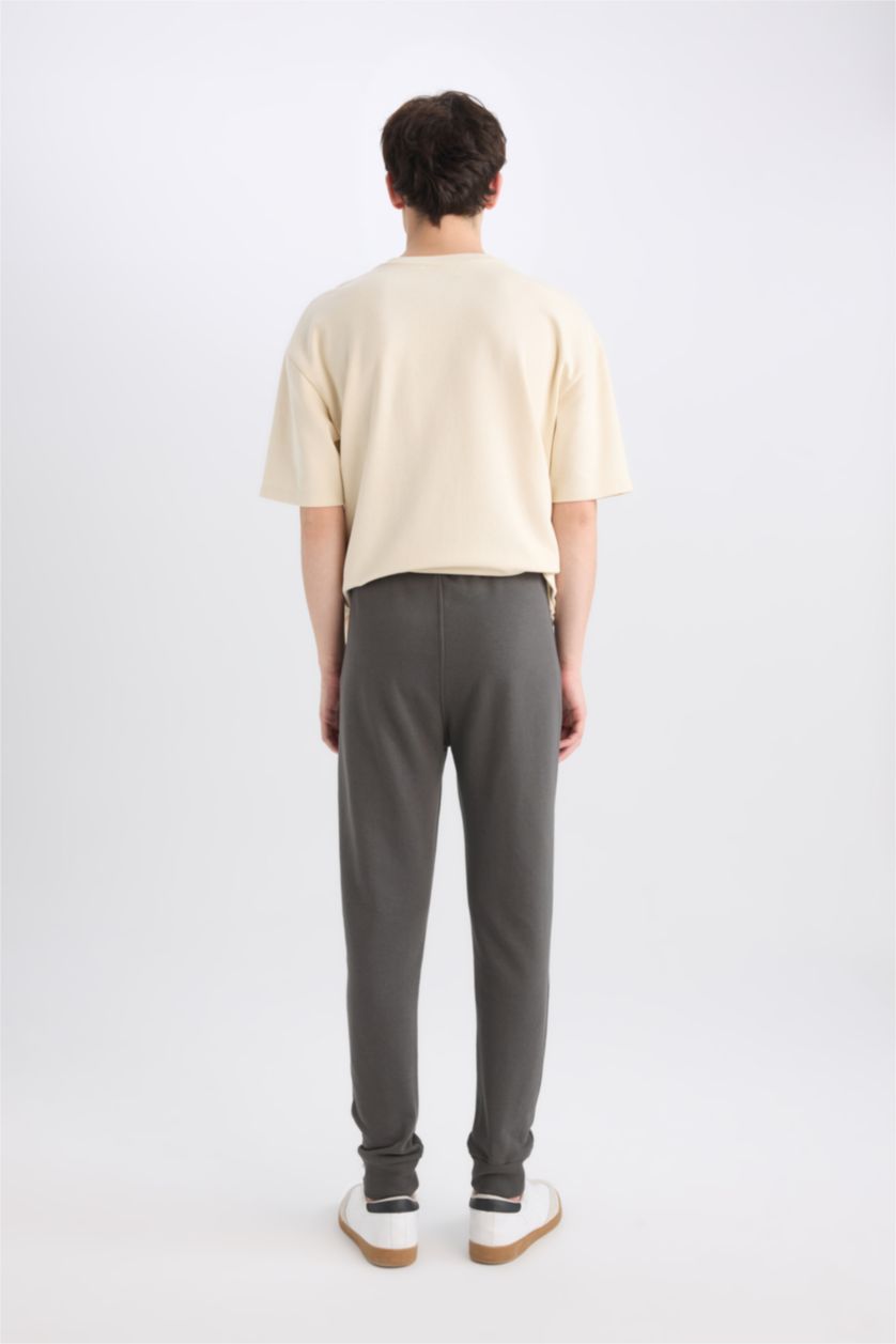 رجالي أنثرا بنطلون سويت بانتس سليم فيت بأستك من تحت وجيب