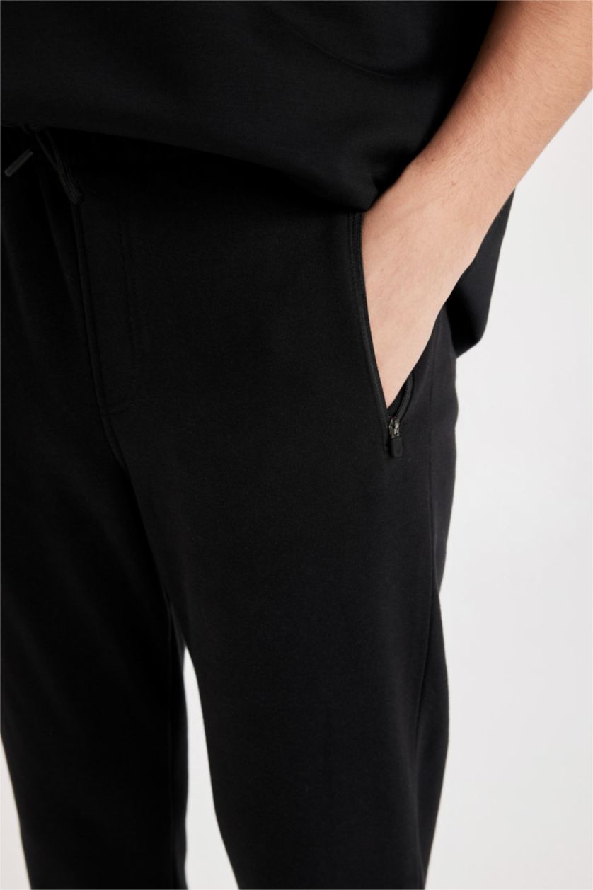 Erkek Siyah Slım Fıt Pantolon