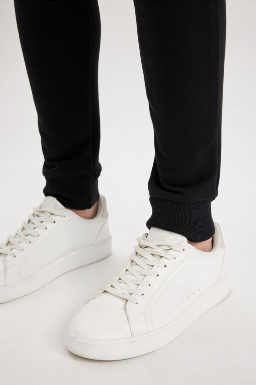 Erkek Siyah Slım Fıt Pantolon