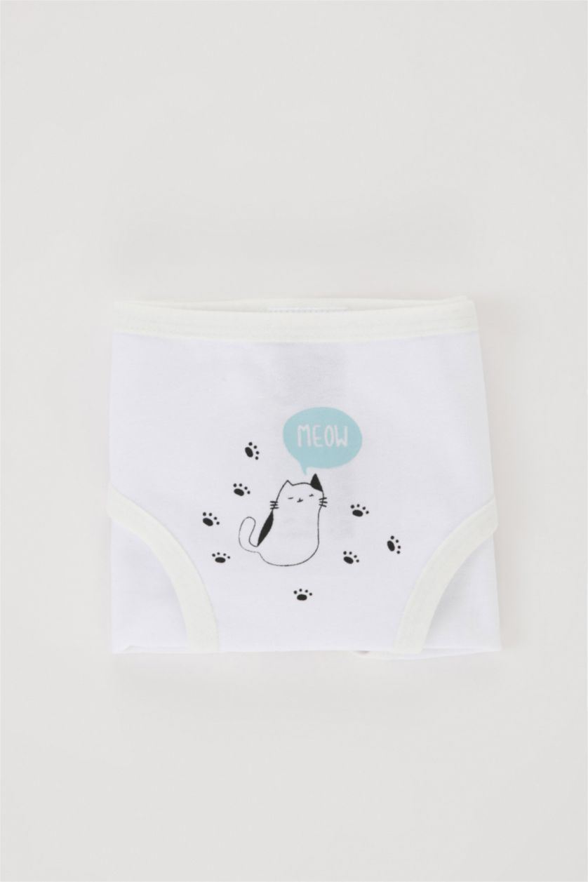 FILLES Blanc Slips Pour Fille - 3 Pièces