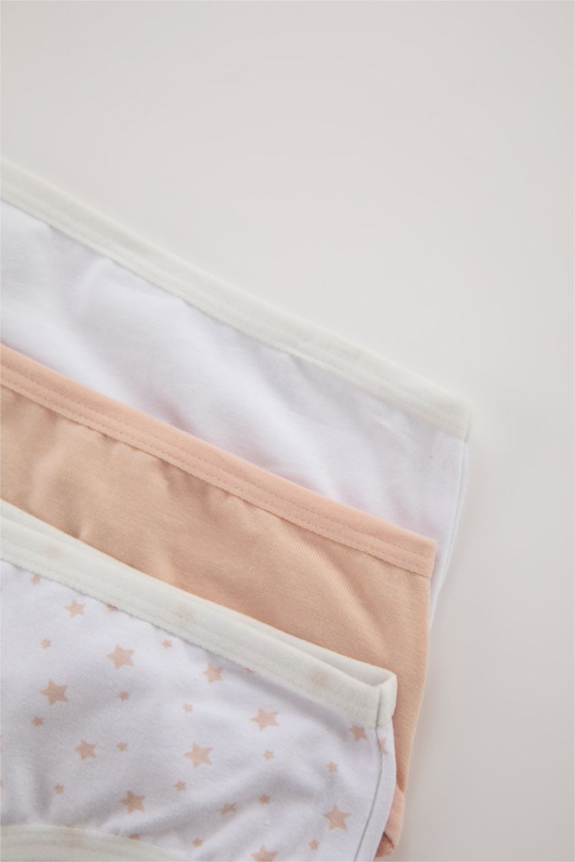 FILLES Blanc Slips Pour Fille - 3 Pièces