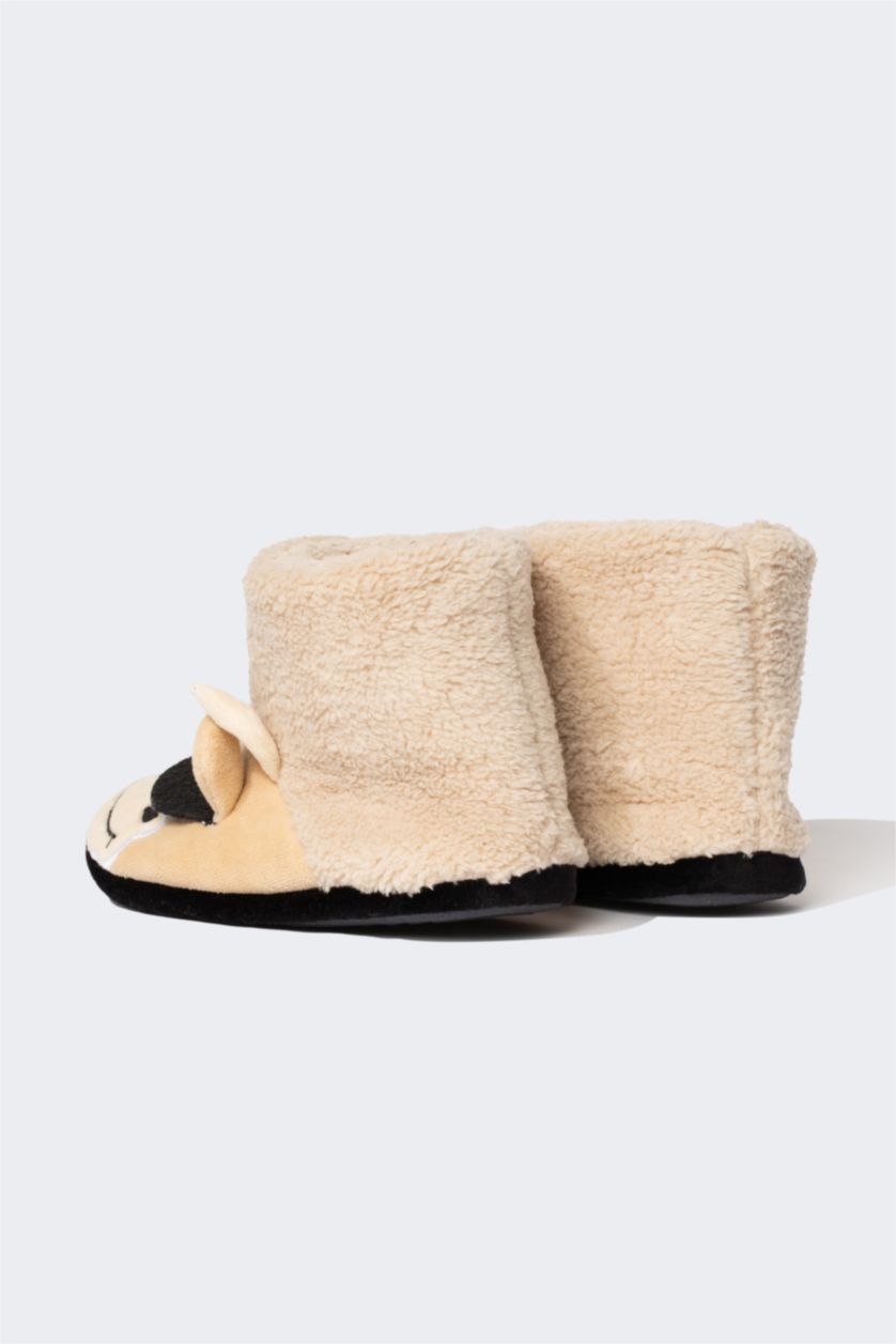 BOYS & TEENS Brown Boy Flat Sole Home Boots