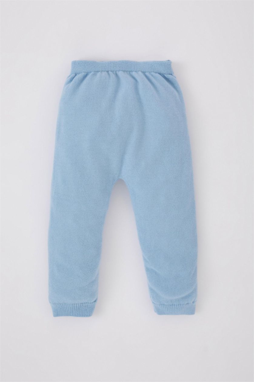 BÉBÉ GARÇON BLEU Clair Ensemble Coupe Régulière Pour BéBé Garçon Col Rond À Manches Longue - 2 Pièces