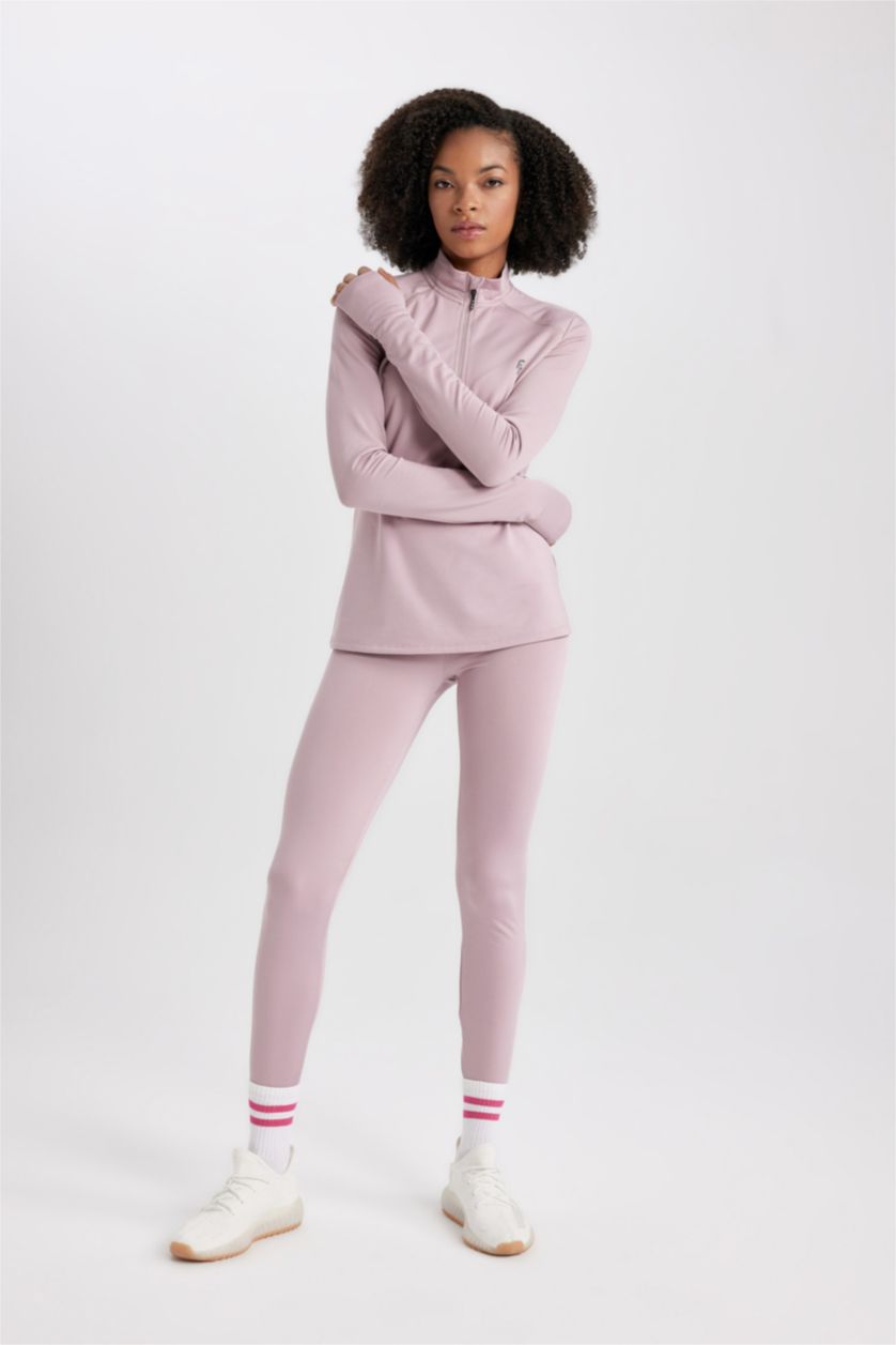 Әйелдерге Қызғылт стандарт пішім беліңізді жабыңыз Леггинстер