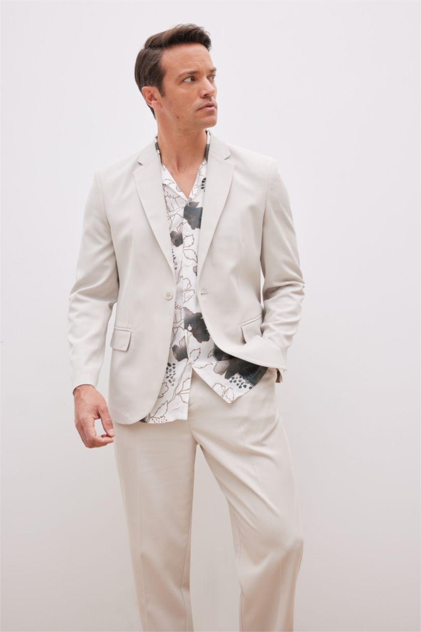 MAN Stone Relax Fit Lined Blazer