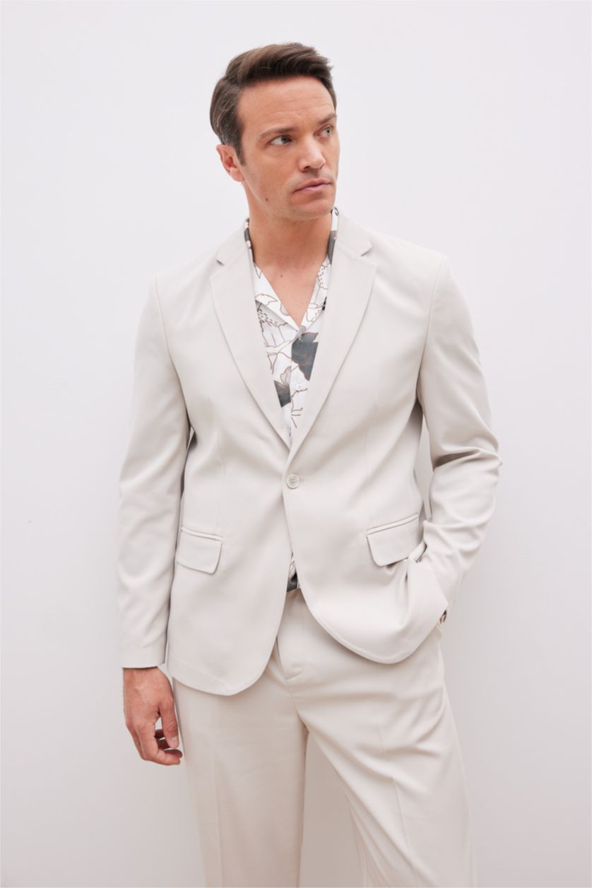 MAN Stone Relax Fit Lined Blazer