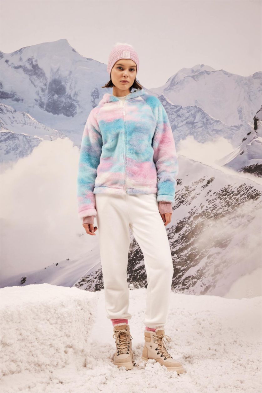 Әйелдерге Қызғылт стандарт пішім бас киімді Свитер